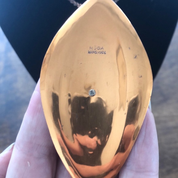 Moda signed Copper Pendant - Picture 4 of 5